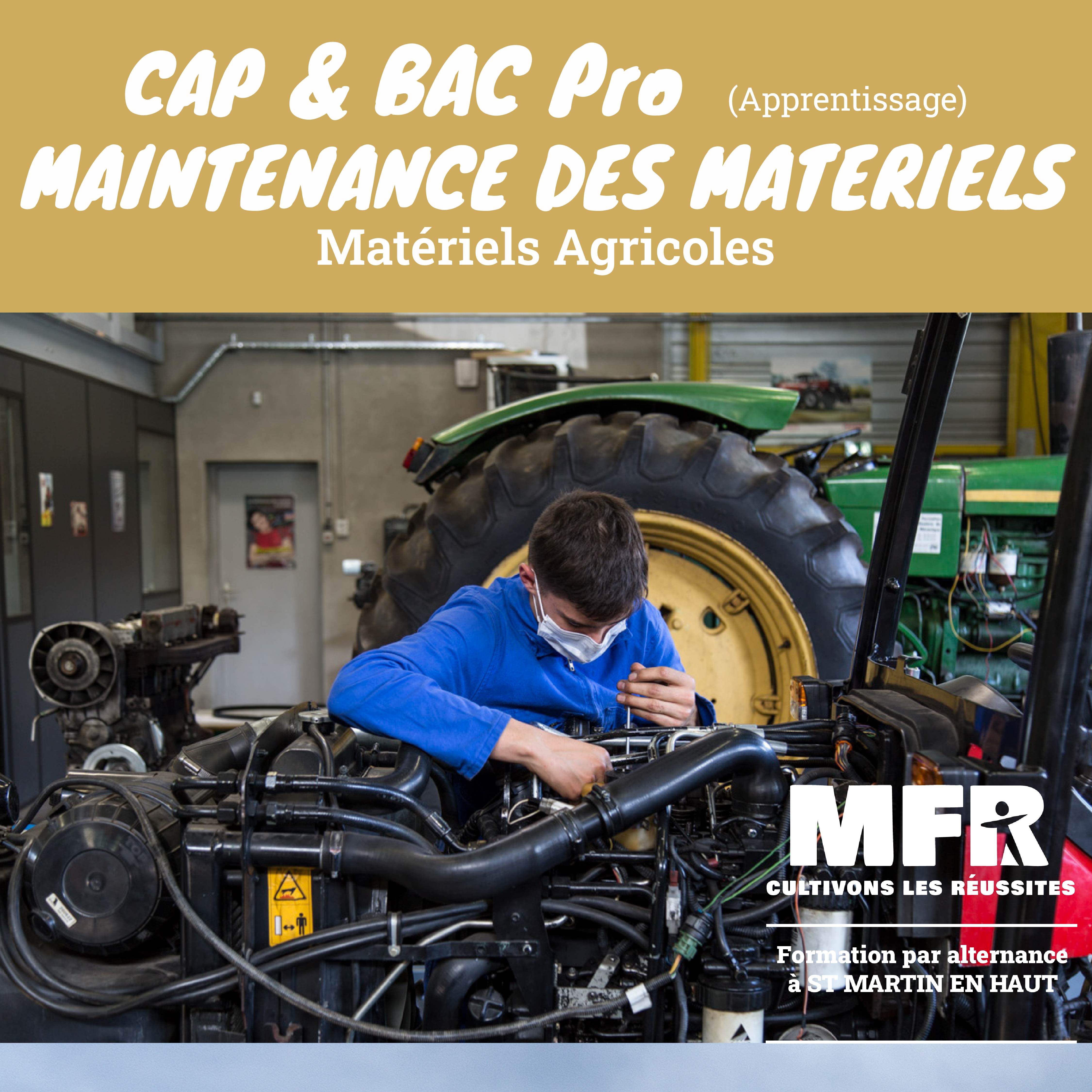 CAP Maintenance des Matériels Agricoles (Option A)